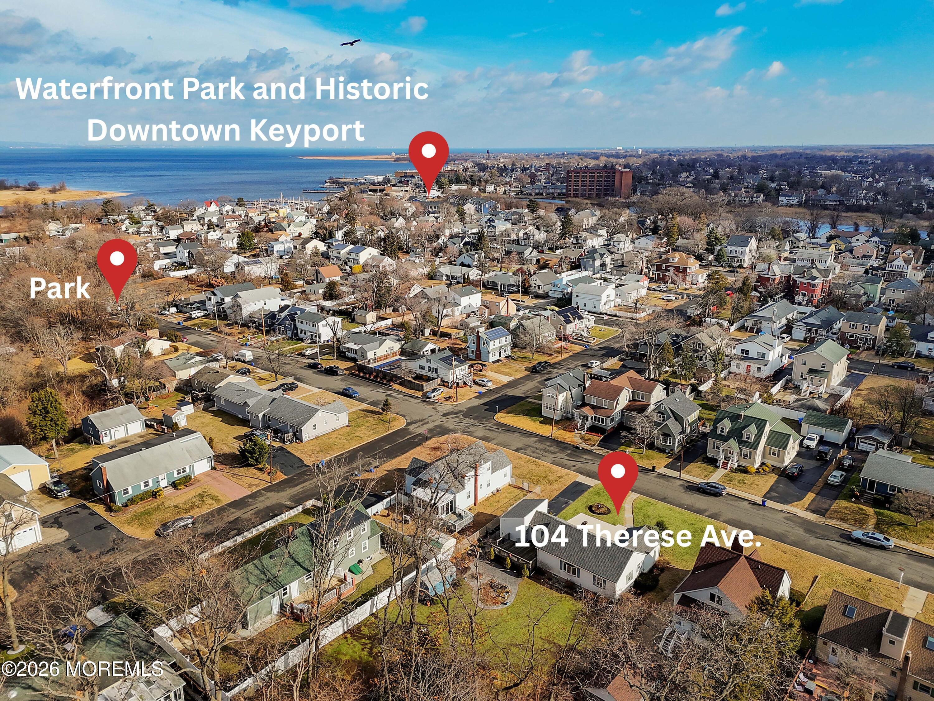 104 Therese Avenue Keyport, NJ 07735 - Photo 7 of 32 Drone 104 Therese Ave