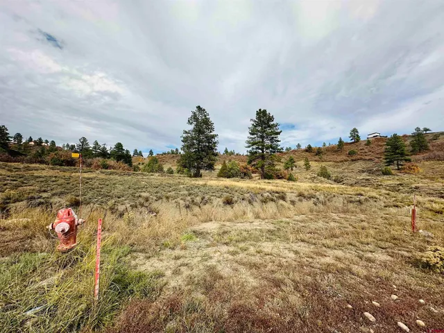 a view of lake with green space