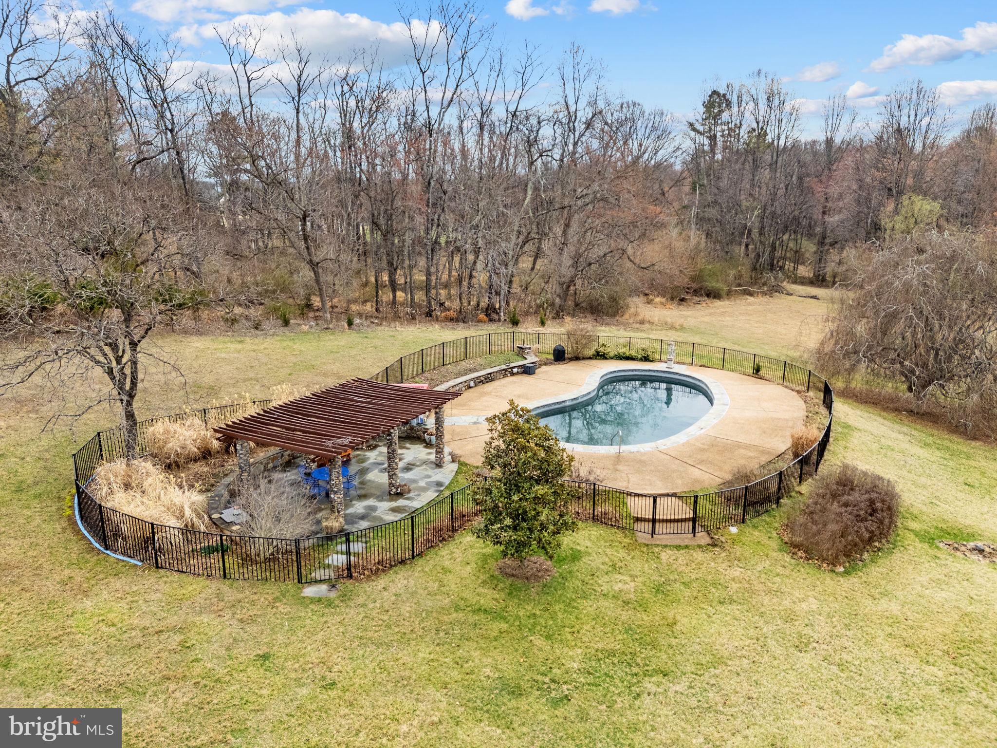 3850 Cobbler Mountain Road Delaplane, VA 20144 - Photo 112 of 132 Pool and Pergola