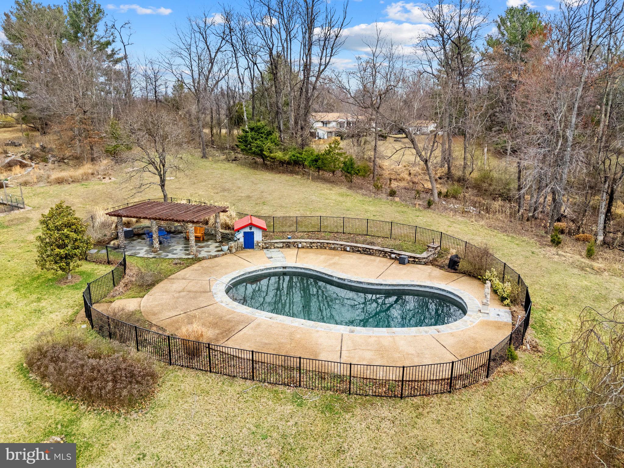 3850 Cobbler Mountain Road Delaplane, VA 20144 - Photo 113 of 132 Pool and Pergola
