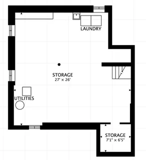 a picture of a bench in a white building