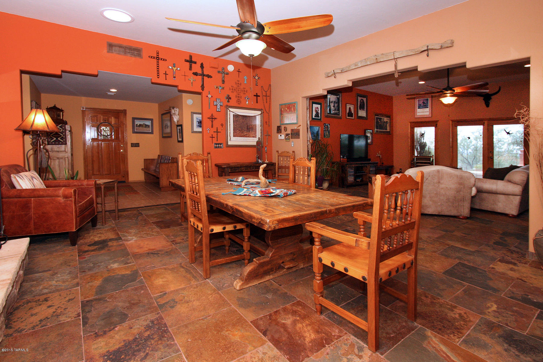 9780 East Ocotillo Rim Trail Vail, AZ 85641 - Photo 8 of 48 Dining rm opens to great rm