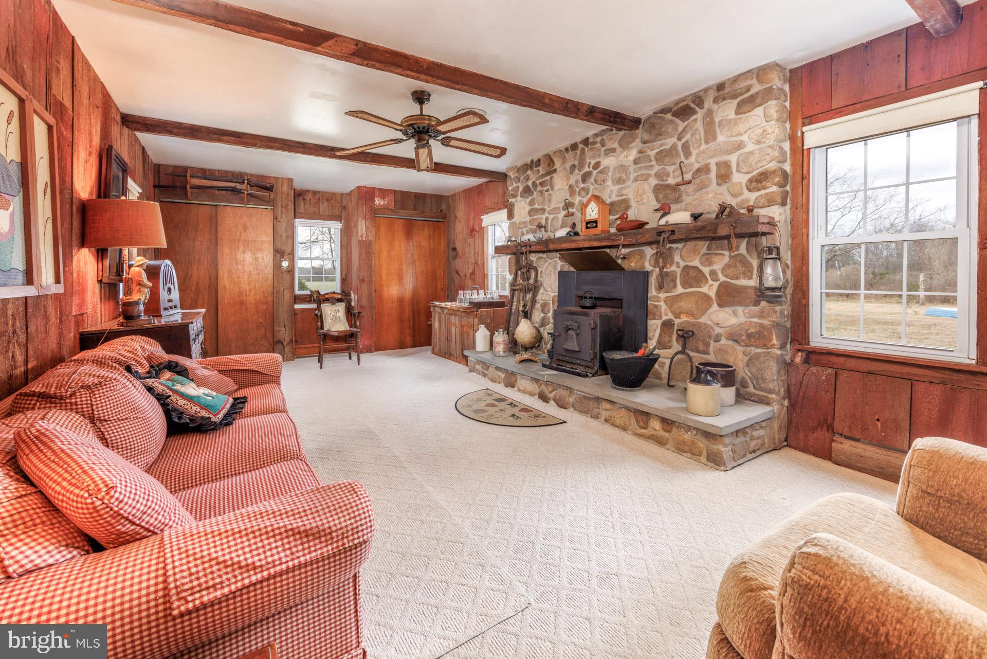 1702 Dark Road Cambridge, MD 21613 - Photo 16 of 22 Family Room w/Wood Stove
