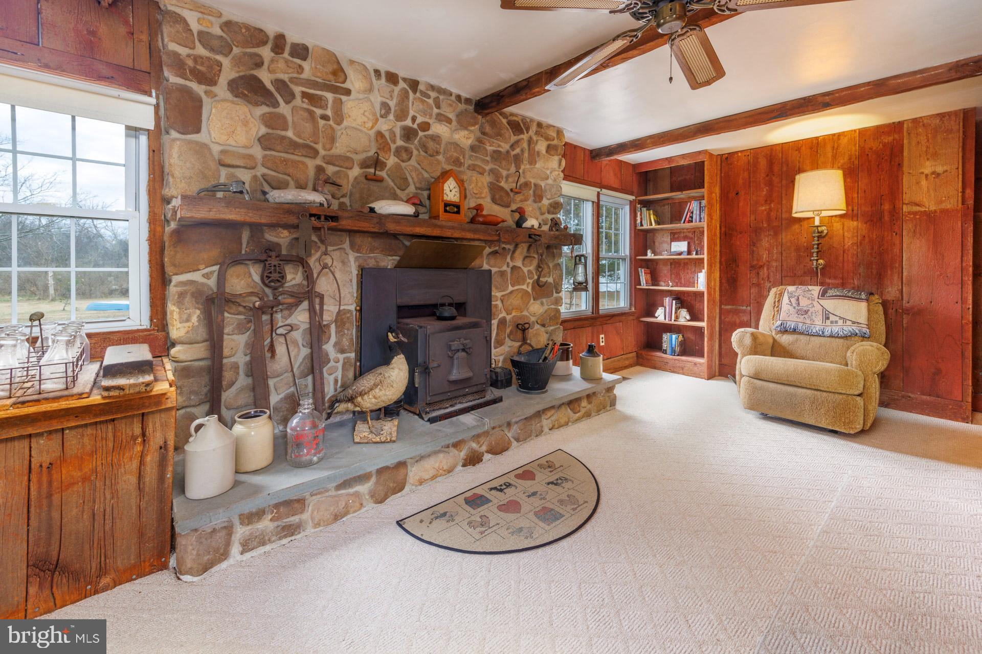 1702 Dark Road Cambridge, MD 21613 - Photo 17 of 22 Family Room w/Wood Stove