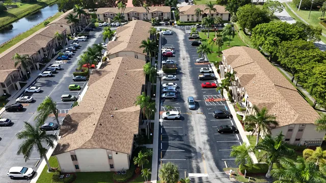 an aerial view of a houses with outdoor space