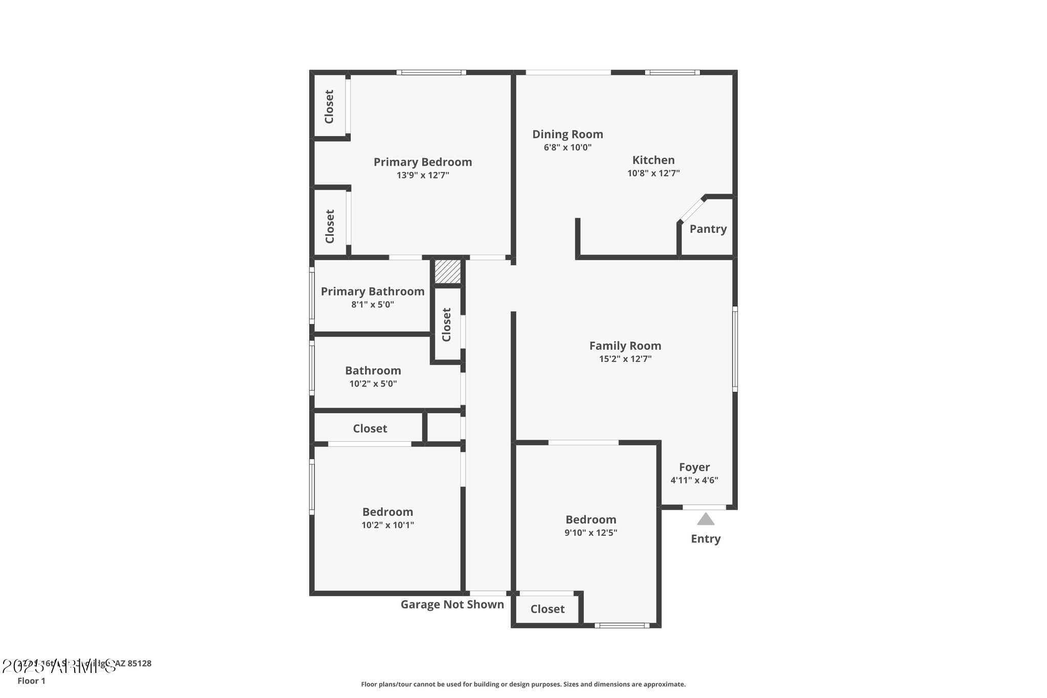 227 South 16th Street Coolidge, AZ 85128 - Photo 34 of 34 a picture of a floor plan
