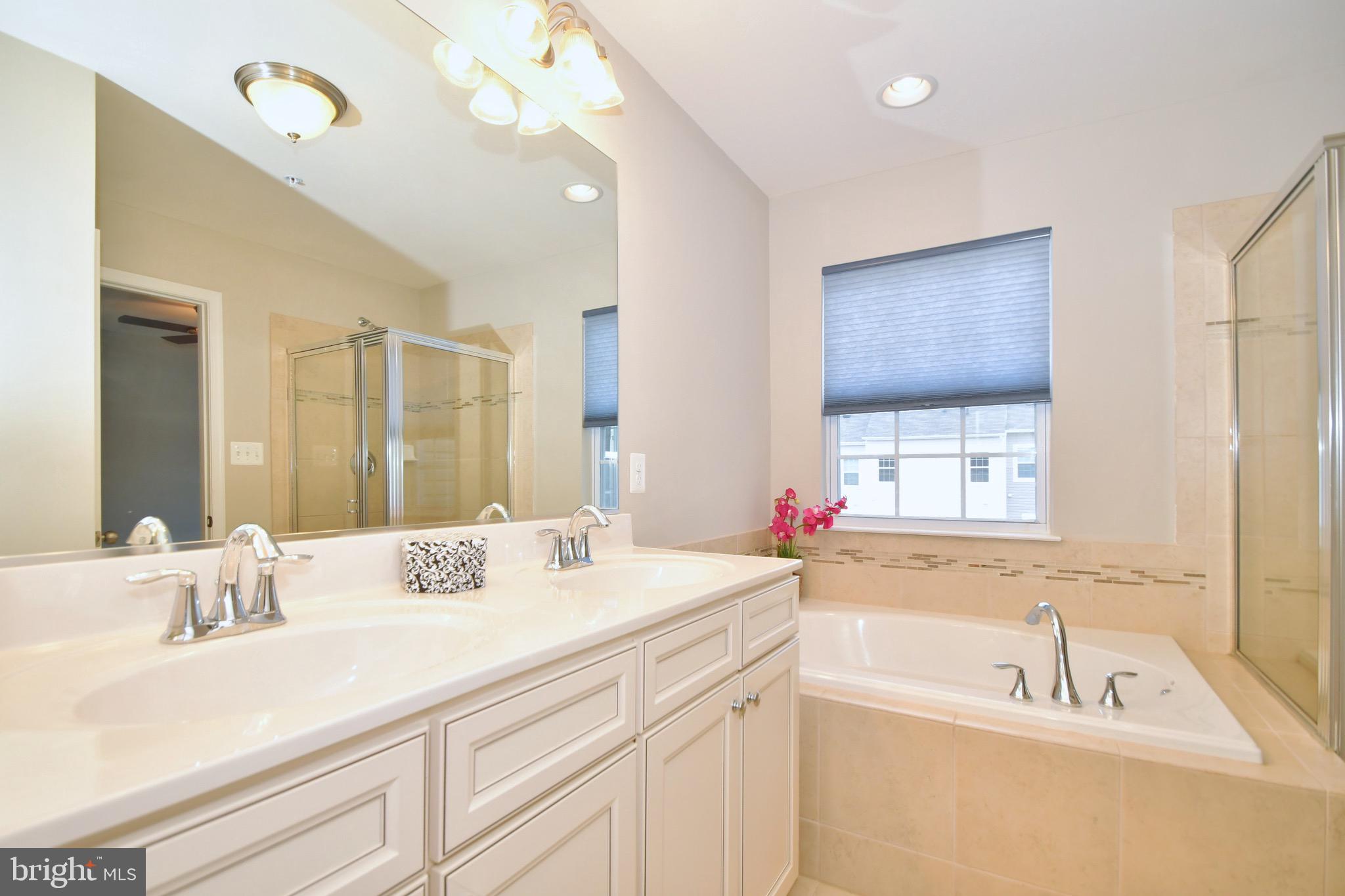 1328 Millar Road Aberdeen, MD 21001 - Photo 16 of 31 Master bath, dual sinks, sunken tub, sep. shower