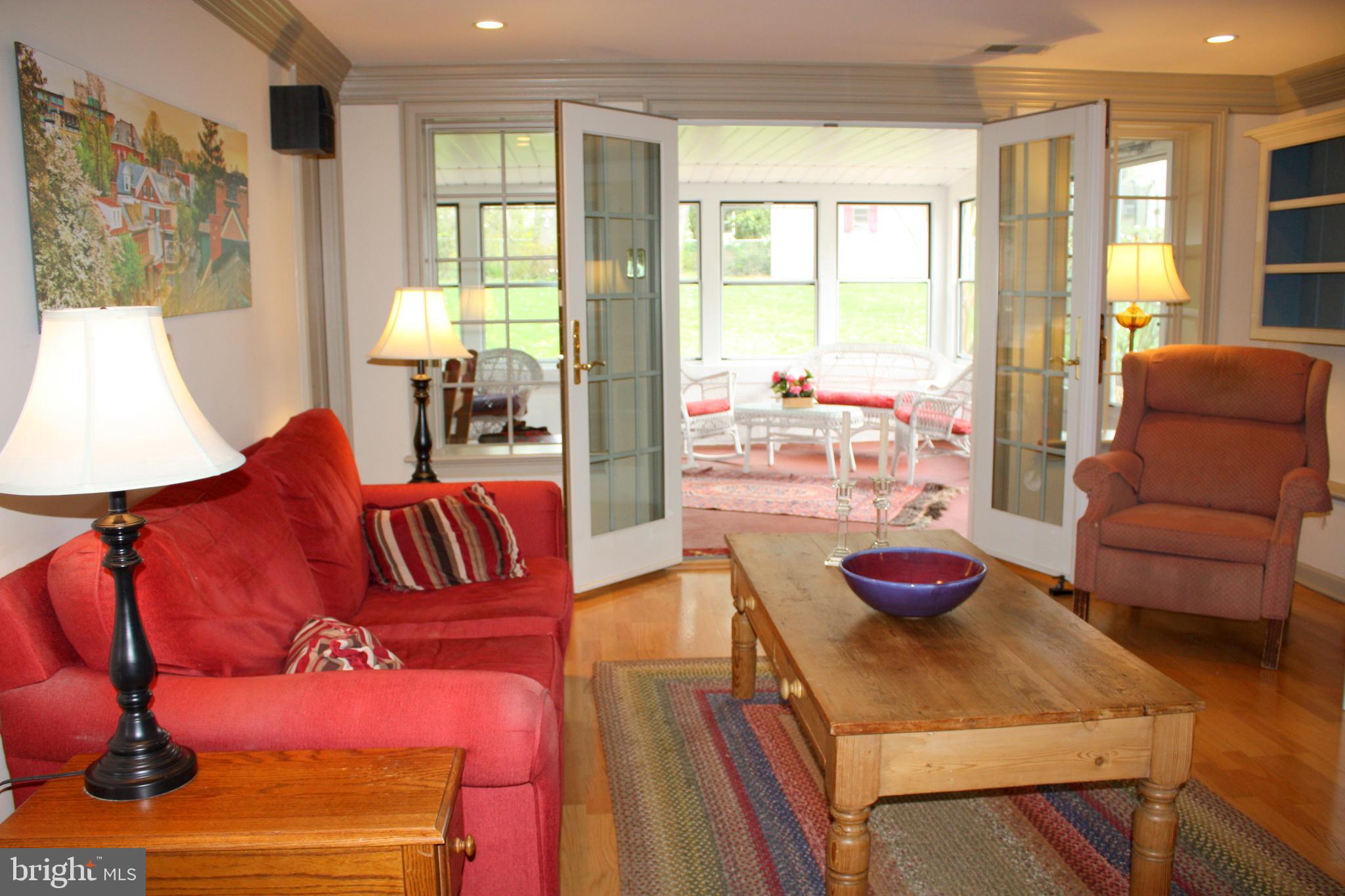 1132 Banes Road Southampton, PA 18966 - Photo 3 of 25 Den with French doors leading out to sunroom