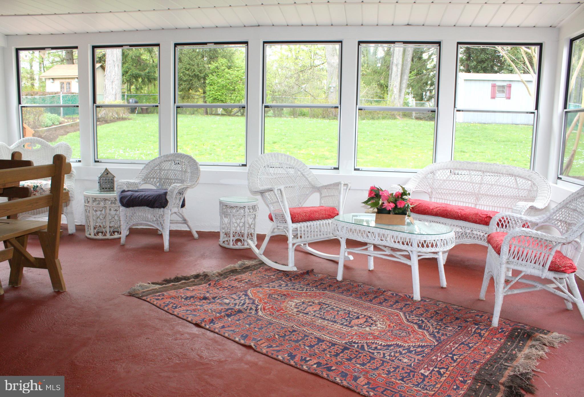 1132 Banes Road Southampton, PA 18966 - Photo 9 of 25 Large sunroom overlooking the backyard