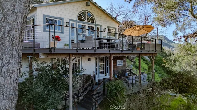 a view of porch with seating space