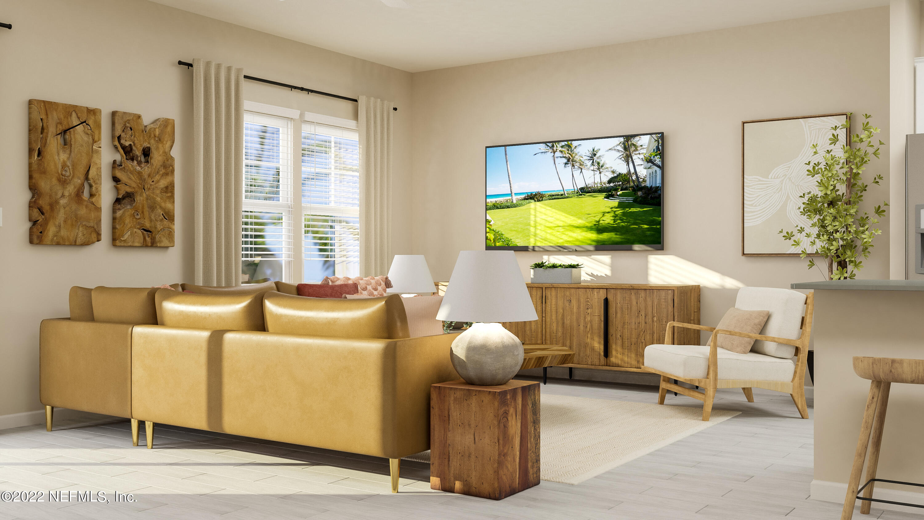 457 Boracay Circle St. Johns, FL 32259 - Photo 7 of 13 a living room with furniture and a flat screen tv