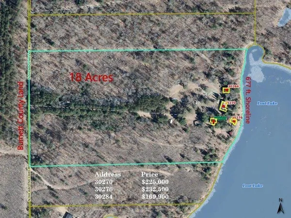 $232,500 | 30276 North Nicaboyne Lake Road, Danbury, WI 54830