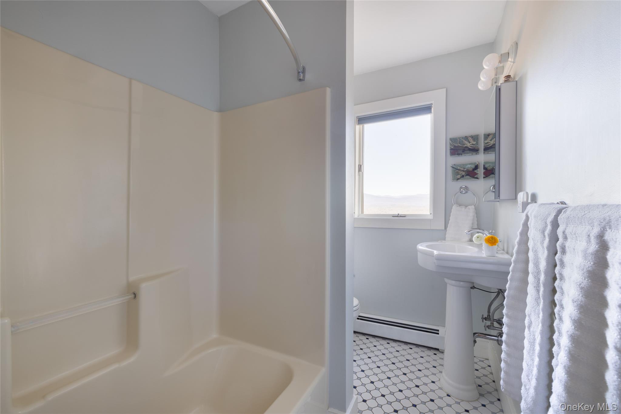 827 Ashokan Road Kingston, NY 12401 - Photo 16 of 36 a bathroom with a sink a toilet and shower