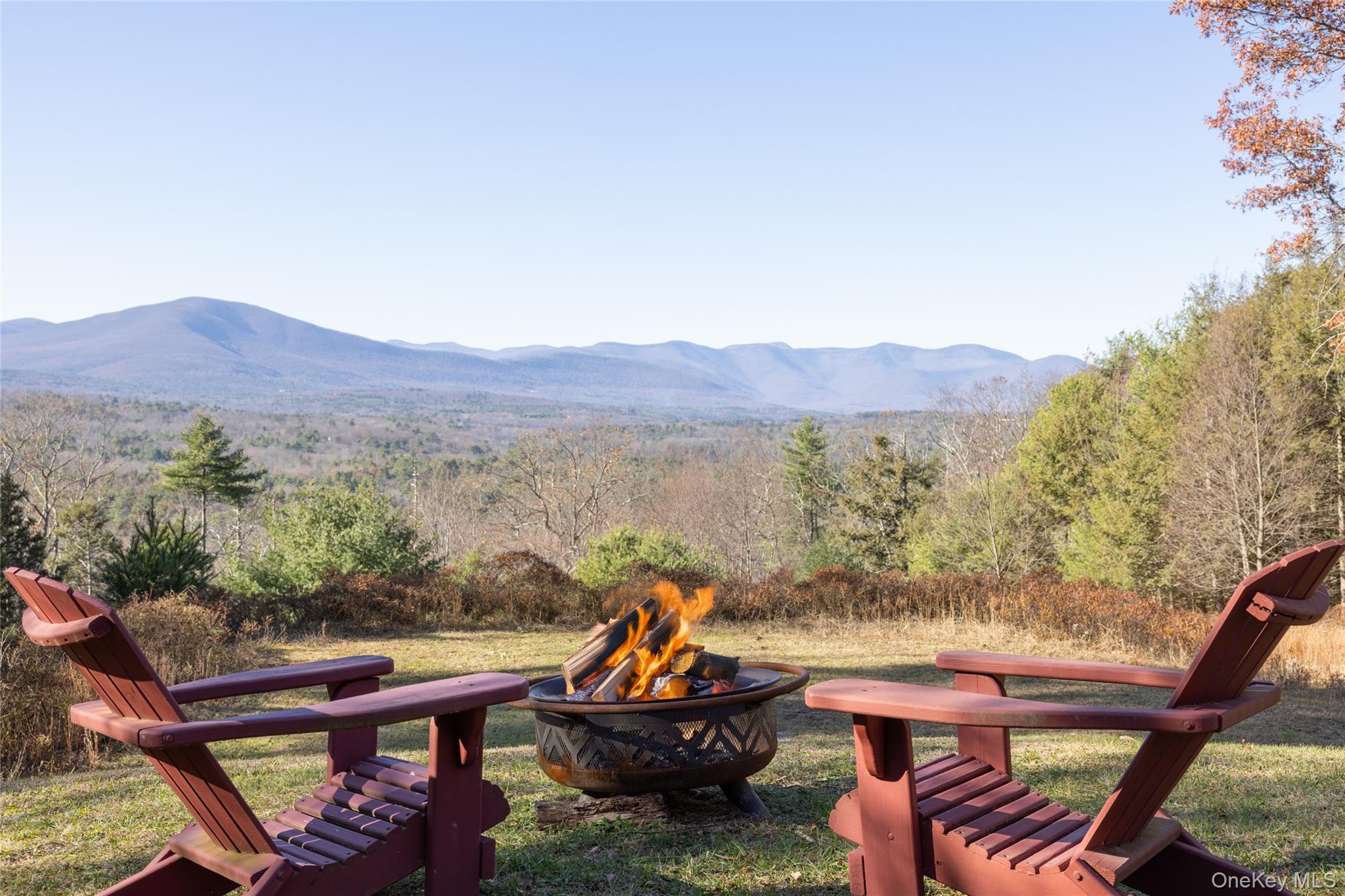 827 Ashokan Road Kingston, NY 12401 - Photo 26 of 36 a view of a terrace with a table and chairs