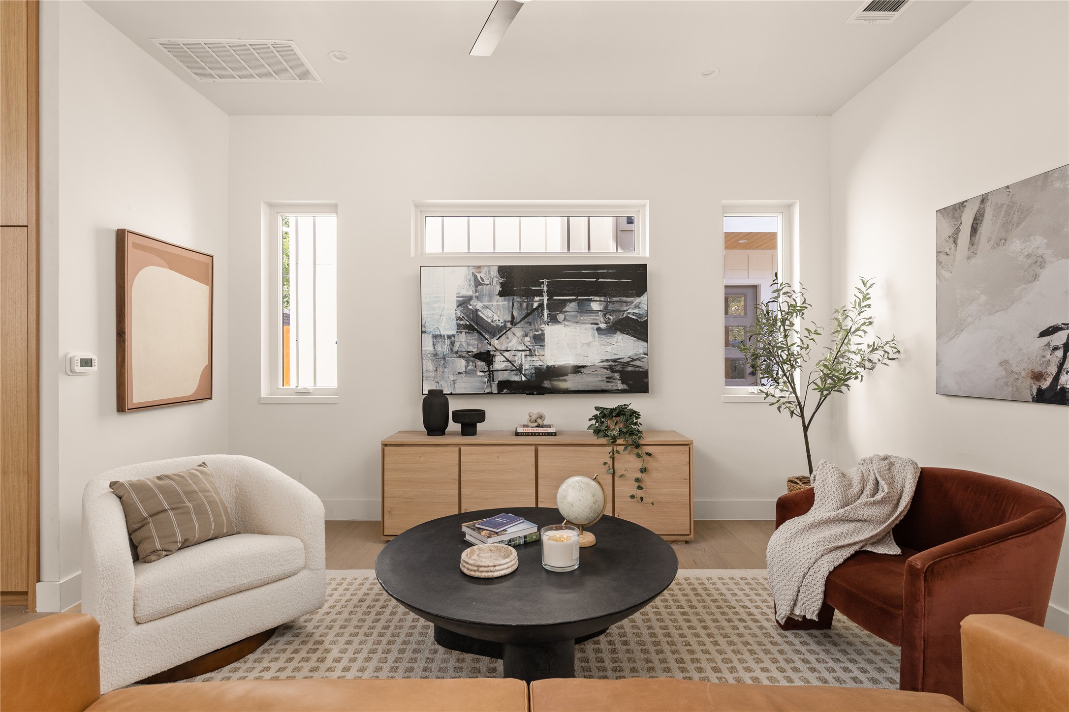 4530 Clawson Road, Unit 1 Austin, TX 78745 - Photo 4 of 24 Sitting room featuring wood finished floors and baseboards