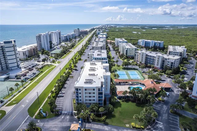 a view of a city with tall buildings