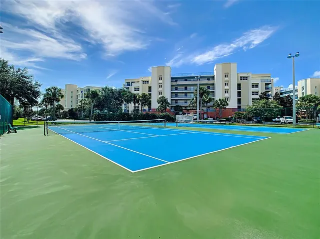 a view of a tennis court