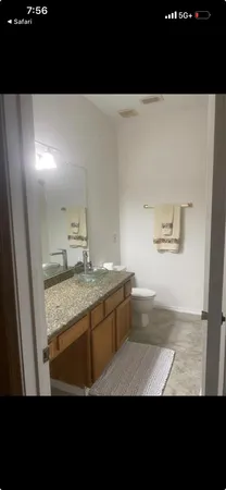 a view of a room with an empty space
