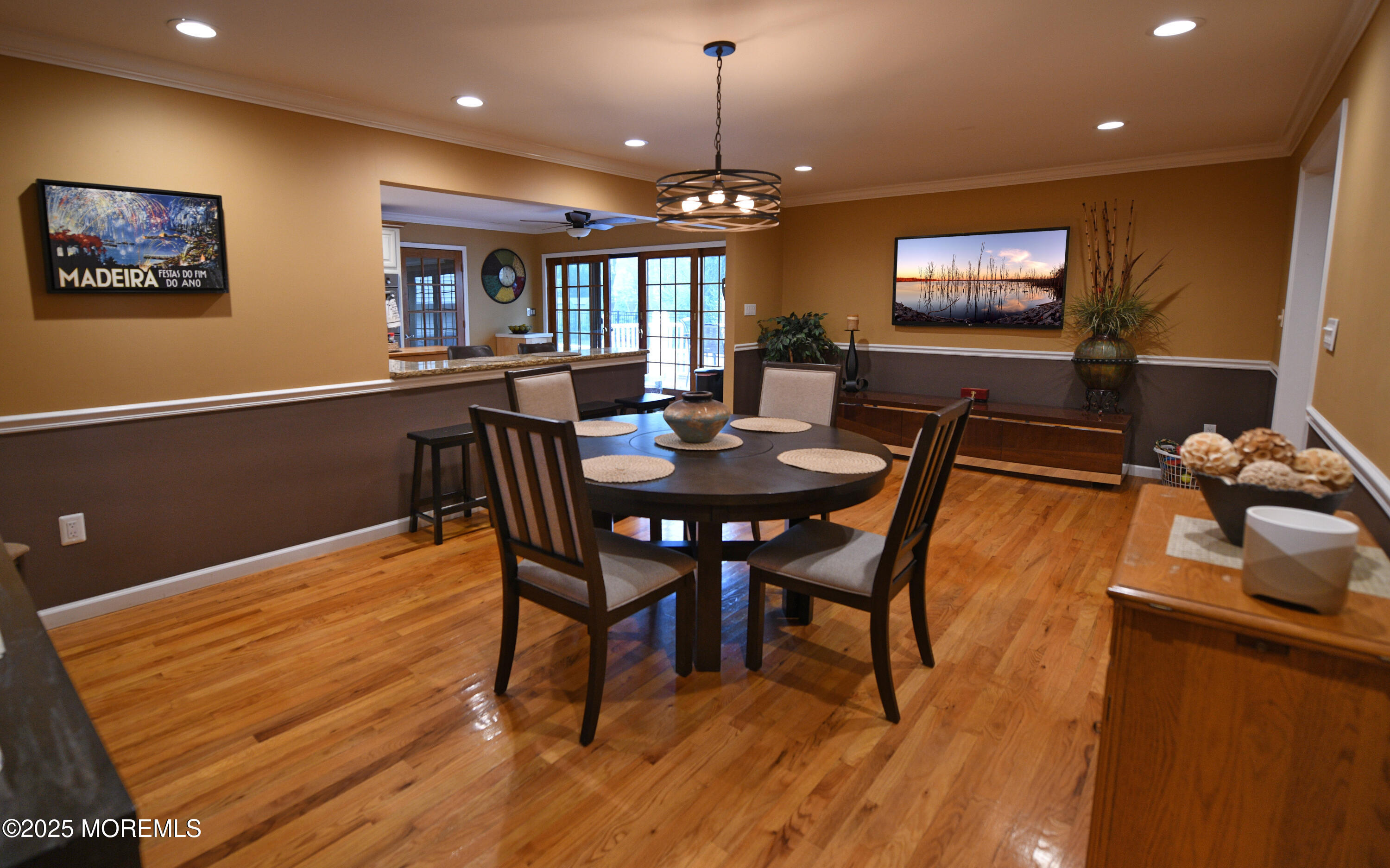 17 High Point Road Lincroft, NJ 07738 - Photo 18 of 39 a view of a dining room with furniture window and wooden floor