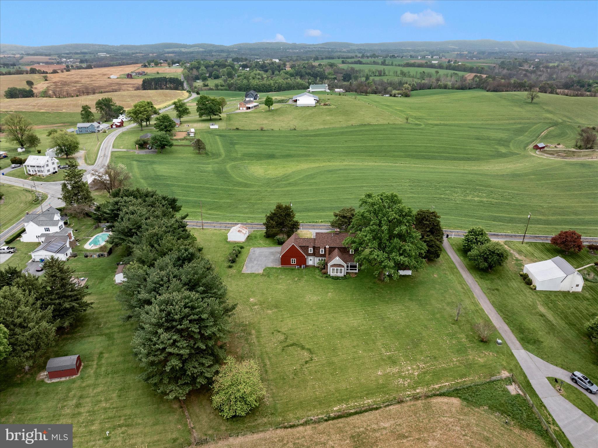 5840 Catholic Church Road Jefferson, MD 21755 - Photo 3 of 56 Property backs to farmland and STUNNING views