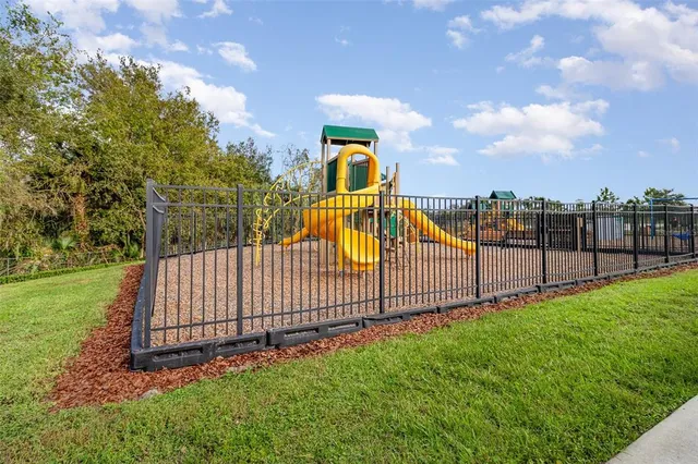 a view of a backyard with a garden