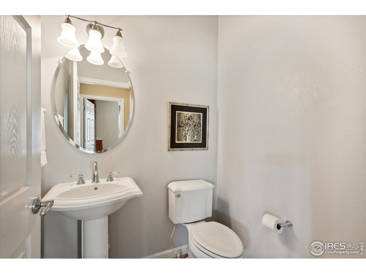 4514 Silver Mountain Loop Broomfield, CO 80023 - Photo 21 of 39 a bathroom with a toilet sink and mirror