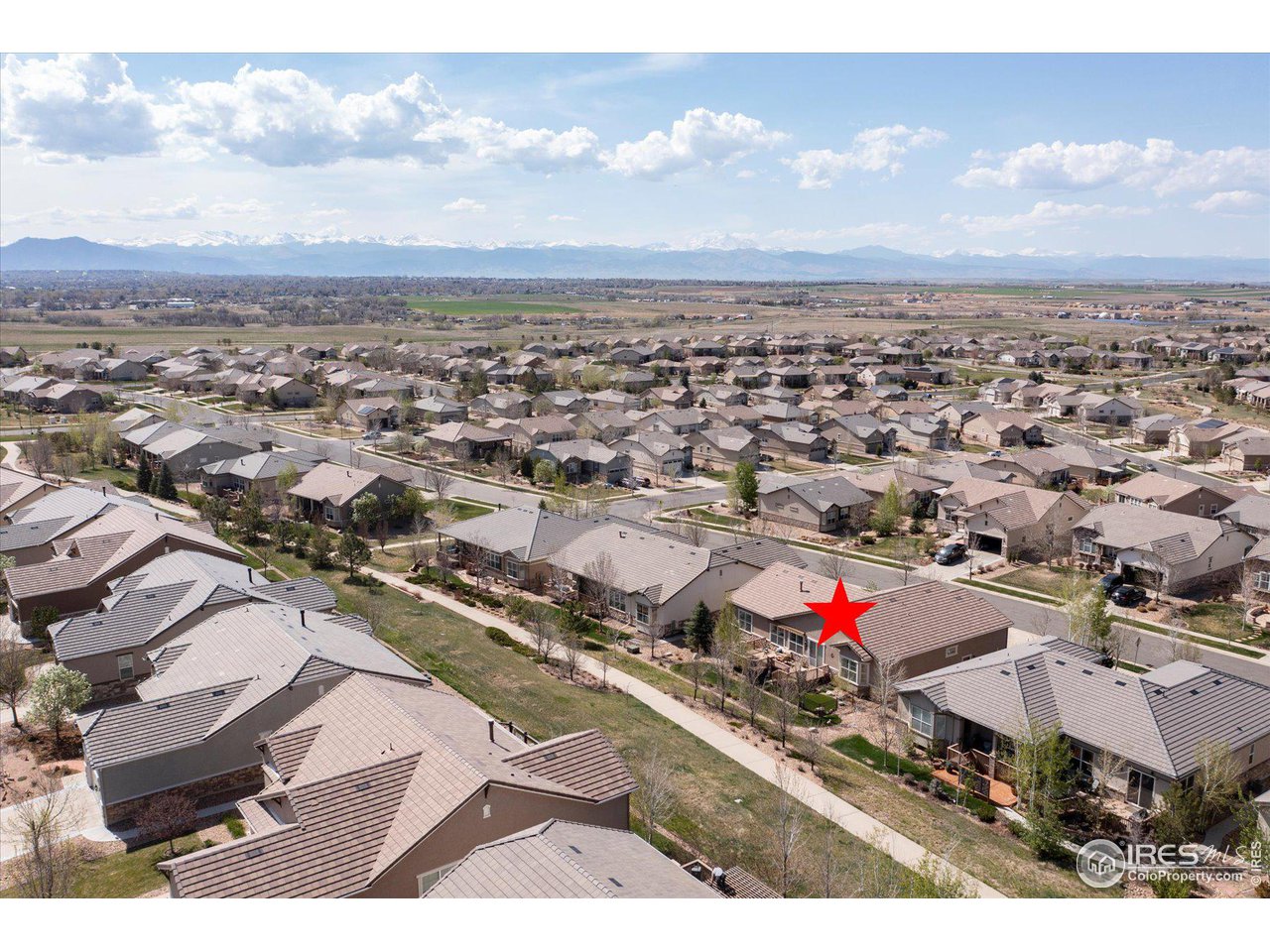 4514 Silver Mountain Loop Broomfield, CO 80023 - Photo 31 of 39 an aerial view of a city