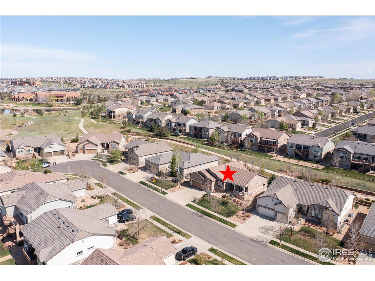 4514 Silver Mountain Loop Broomfield, CO 80023 - Photo 33 of 39 an aerial view of a city