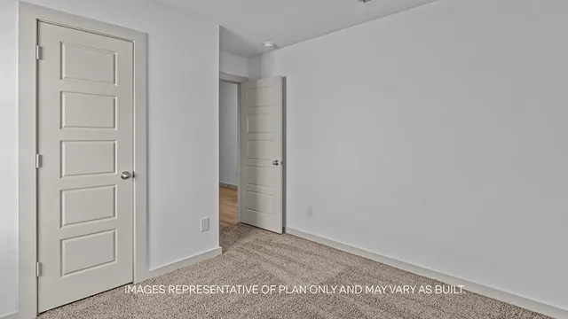 a view of an empty room