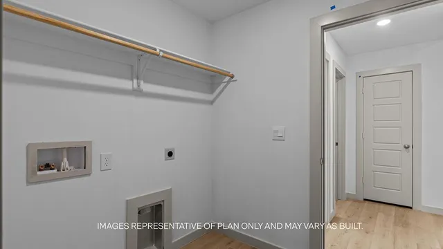 a view of a hallway with closet