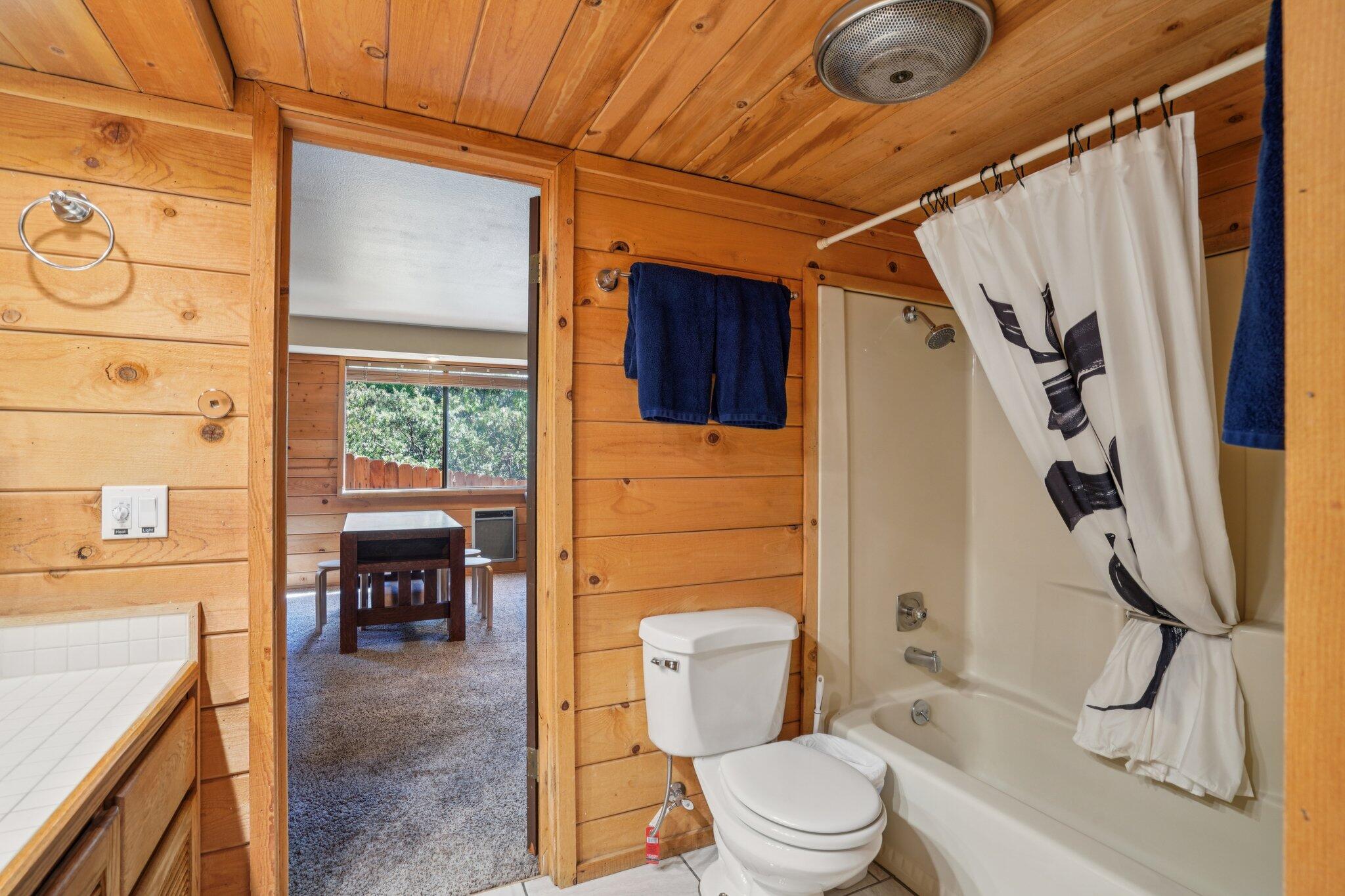 24800 Marion Ridge Drive Idyllwild, CA 92549 - Photo 17 of 39 a bathroom with a sink toilet and shower