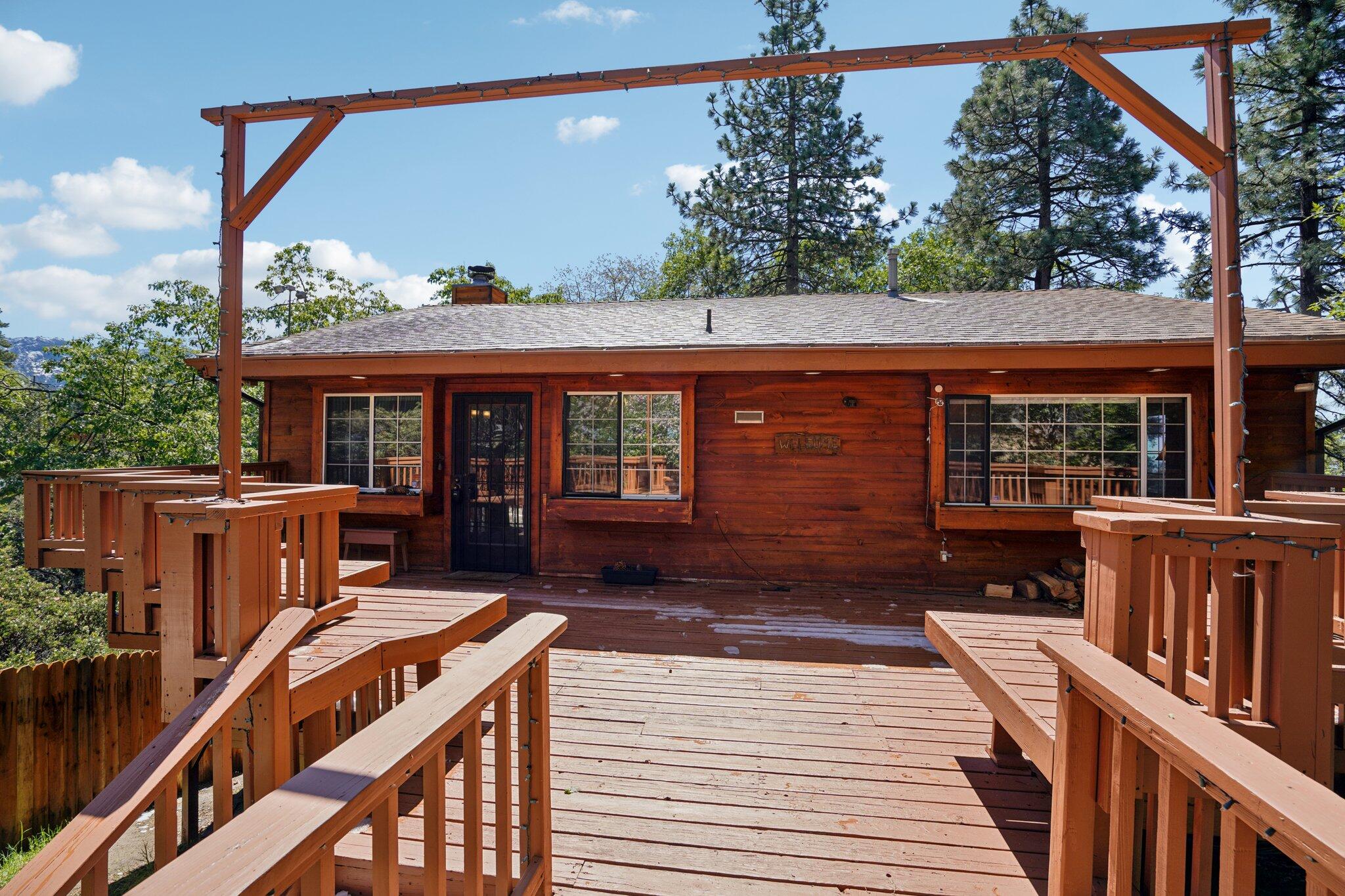 24800 Marion Ridge Drive Idyllwild, CA 92549 - Photo 38 of 39 a view of a house with a porch