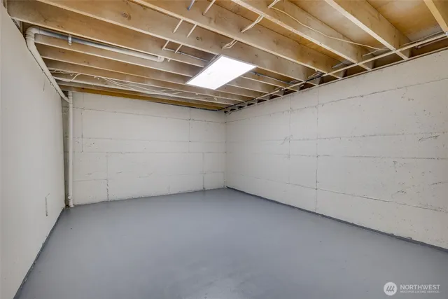 a view of porch with seating area