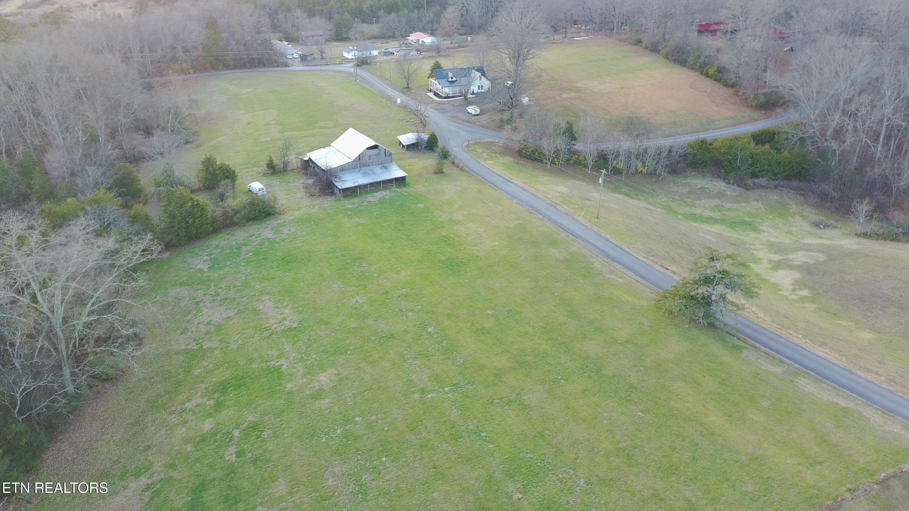 1545 Slover Springs Road Dandridge, TN 37725 - Photo 44 of 55 Aerial of Barn and House