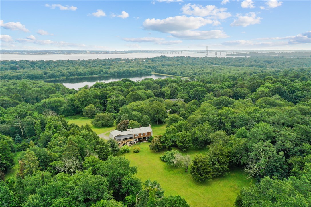 725 North Main Road Jamestown, RI 02835 - Photo 3 of 27 aerial of front lot