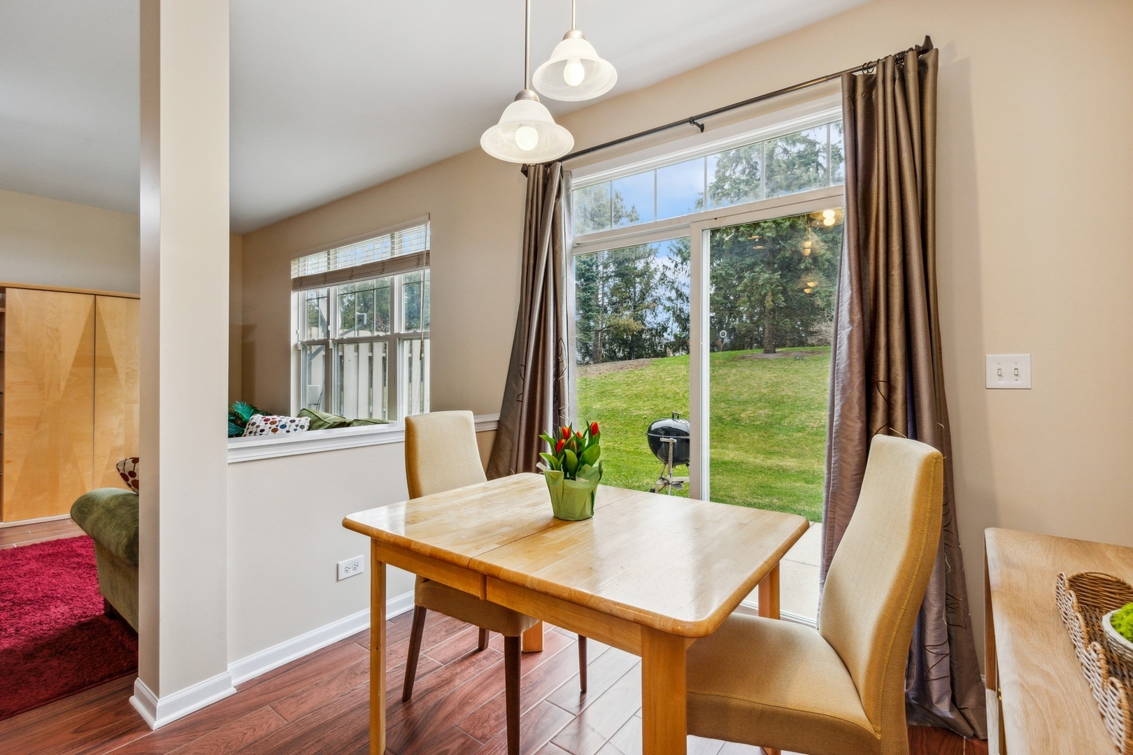 480 Pine Lake Circle Vernon Hills, IL 60061 - Photo 6 of 15 a view of a dining room with furniture window and wooden floor