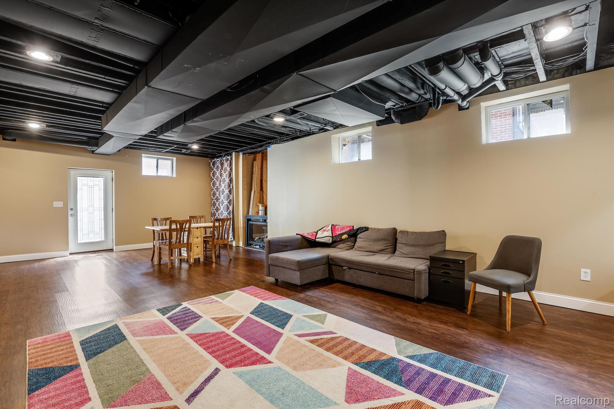 236 Woodside Road Royal Oak, MI 48073 - Photo 33 of 44 Finished basement with extra high ceilings
