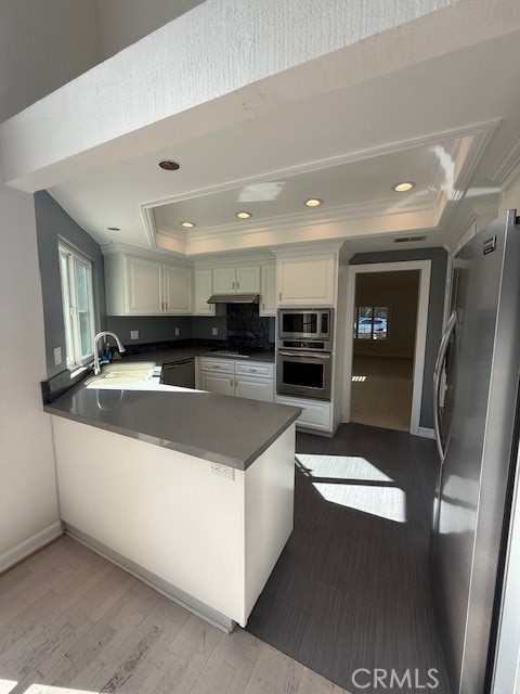 33665 Via Lagos Dana Point, CA 92629 - Photo 7 of 23 a large kitchen with stainless steel appliances granite countertop a large counter top