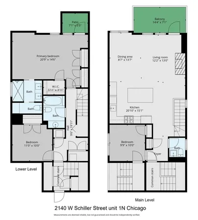 $5,300 | 2140 West Schiller Street, Unit 1N, Chicago, IL 60622
