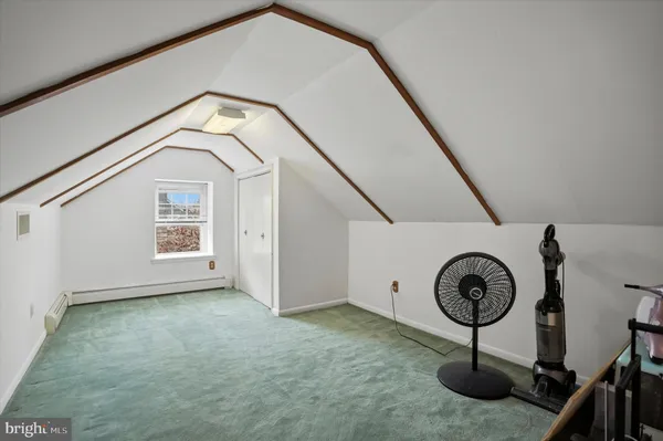 a view of a hallway with entryway
