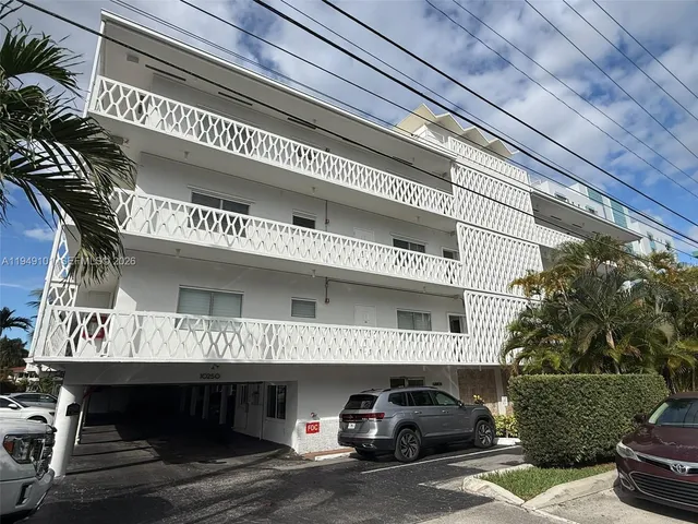 a front view of a building