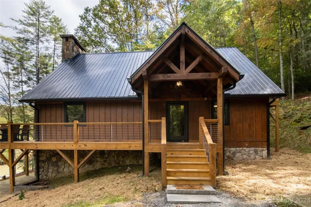 a front view of a house with balcony