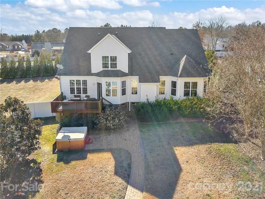 1804 Sam Smith Road Fort Mill, SC 29708 - Photo 44 of 48 an aerial view of a house with lake view