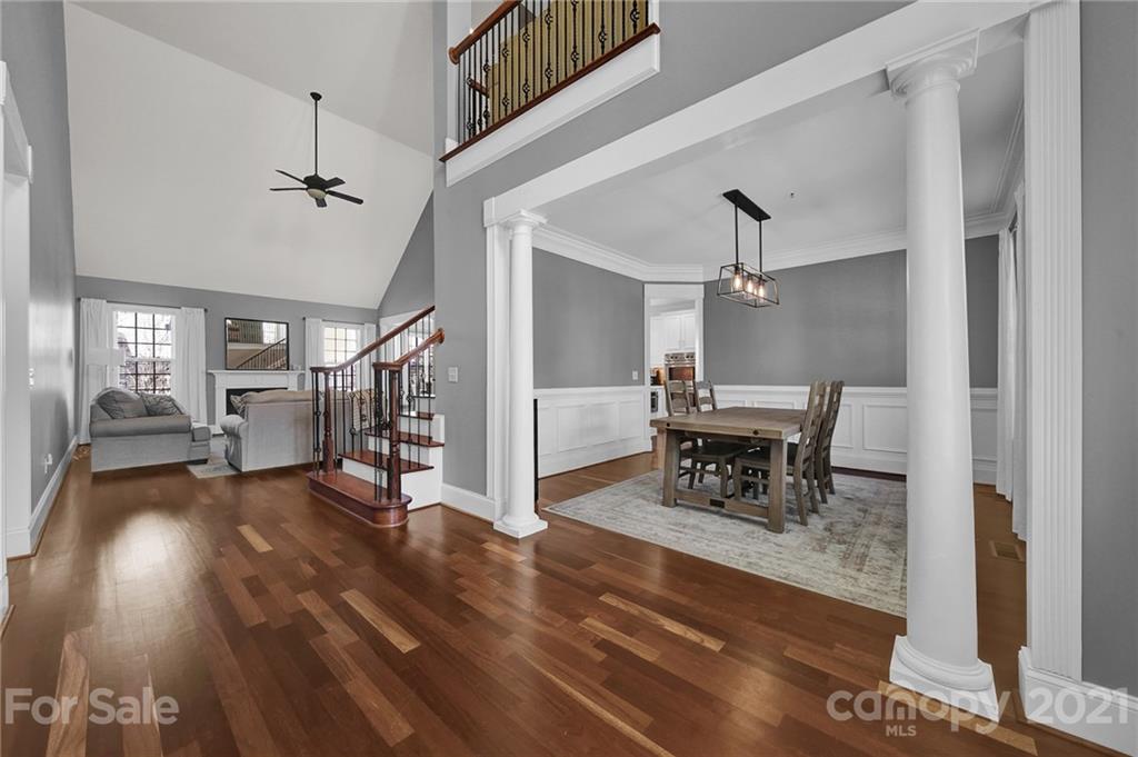 1804 Sam Smith Road Fort Mill, SC 29708 - Photo 6 of 48 a living room with furniture and a wooden floor