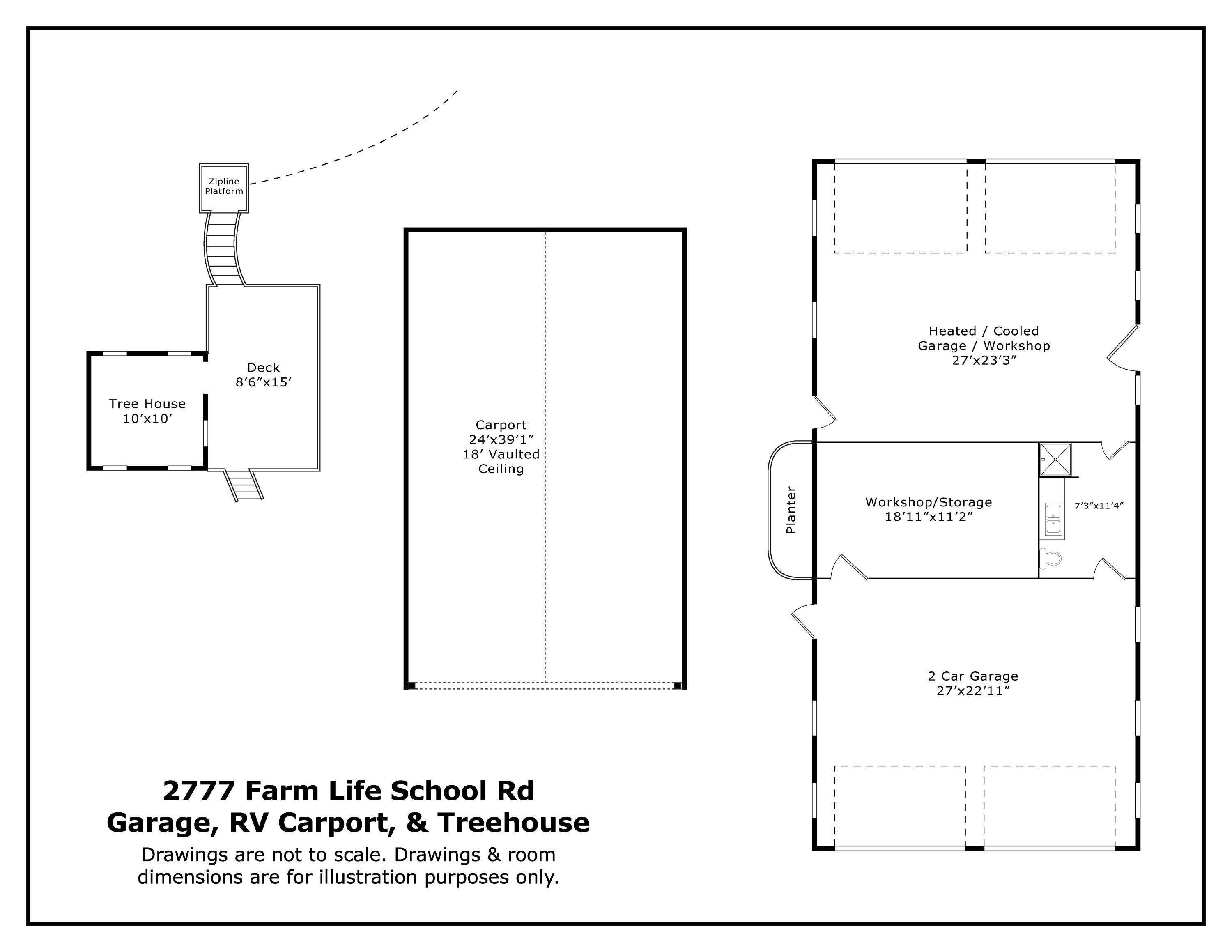 2777 Farm Life School Road Carthage, NC 28327 - Photo 36 of 44 Garage_Carport_2777 Farm Life School Rd