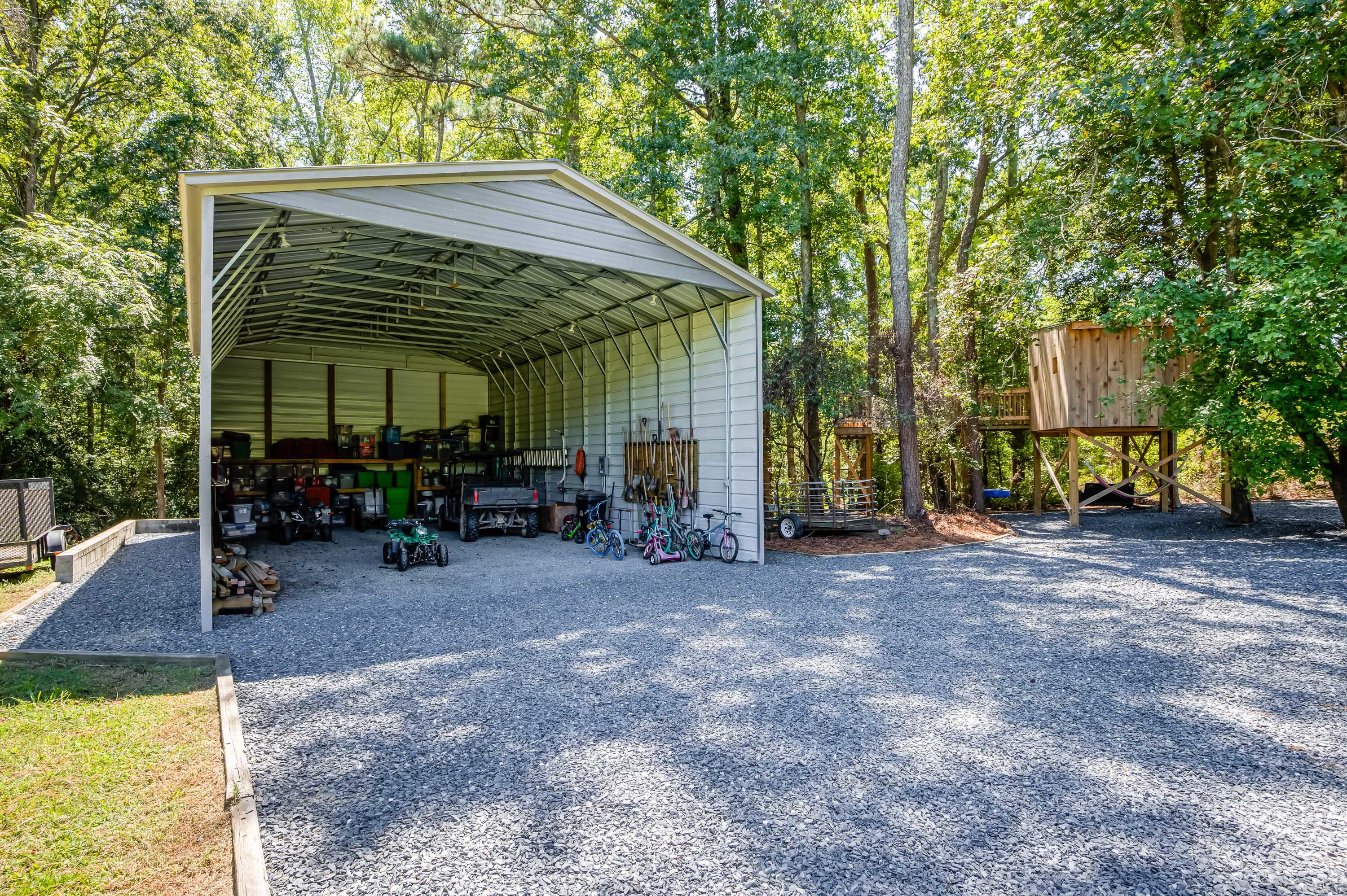 2777 Farm Life School Road Carthage, NC 28327 - Photo 8 of 44 RV Shed w/ power ran