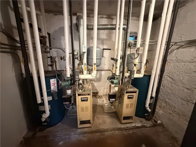 a view of water heater room