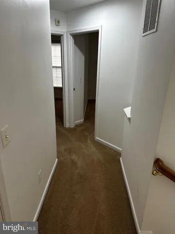 view of a room with door