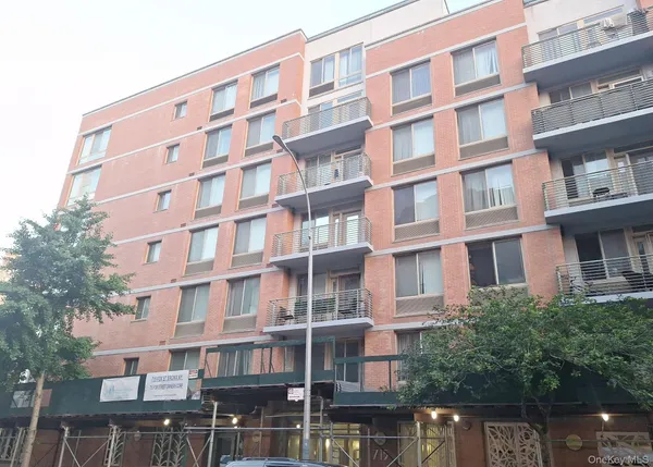 a front view of a building