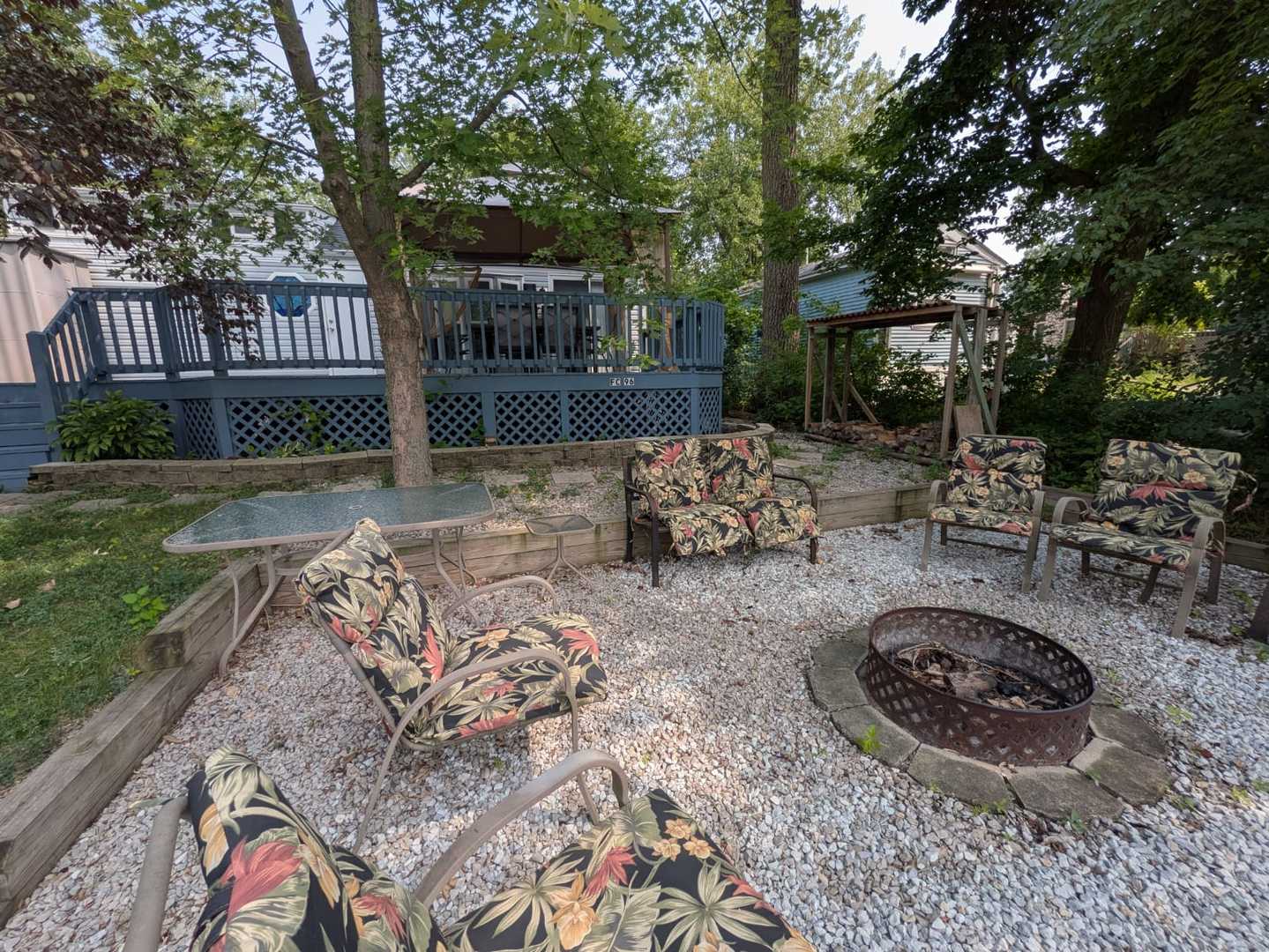 96 Fossil Ridge Road Wilmington, IL 60481 - Photo 13 of 22 a view of a backyard with sitting area
